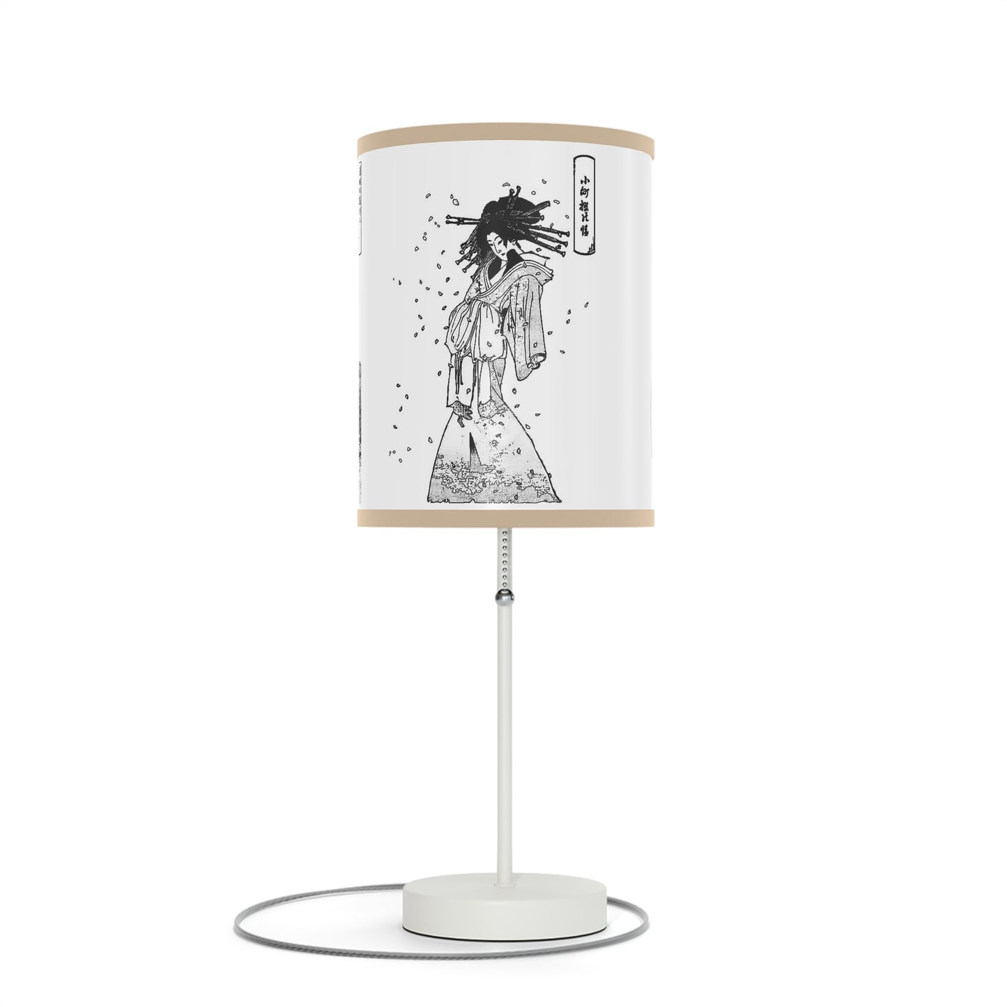 Japanese Woodcut Lamp