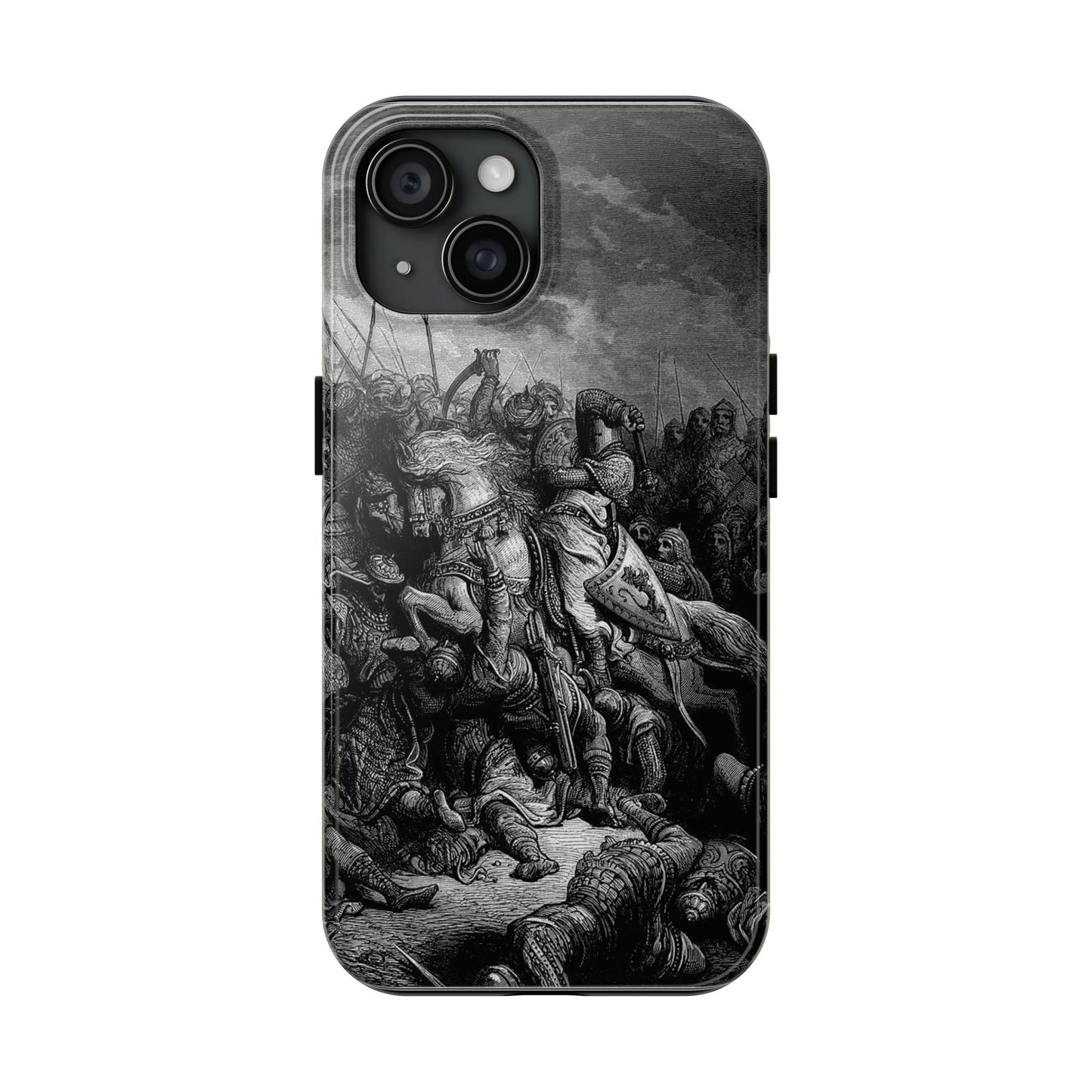 Richard and Saladin by Gustave Dore iPhone Case *Many Sizes Available*