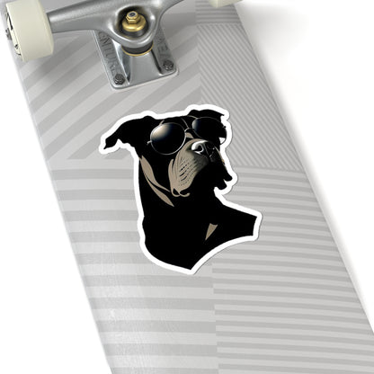 Dog with Sunglasses Stickers