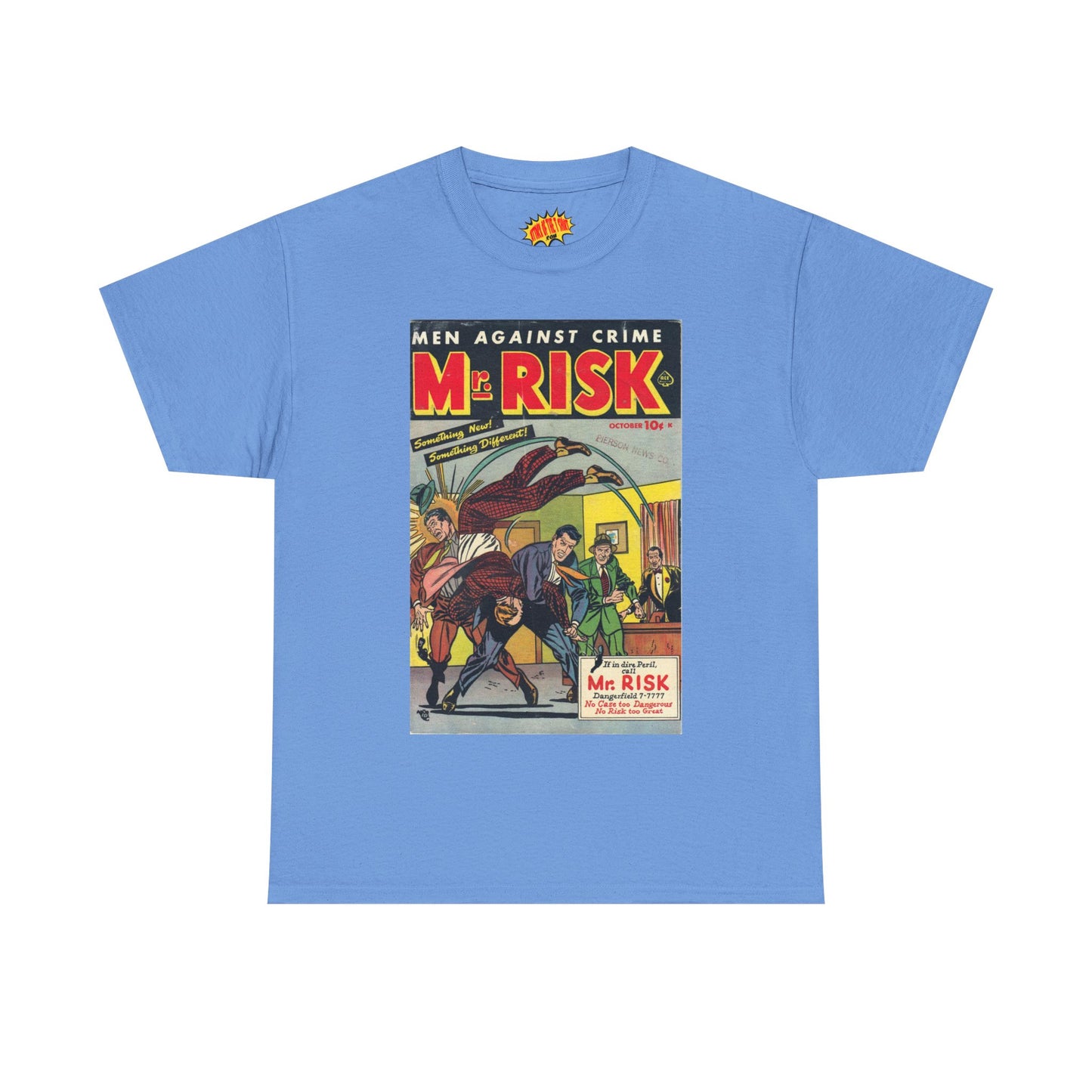 Mr. Risk October Comic Tee Shirt *Multiple Colors*