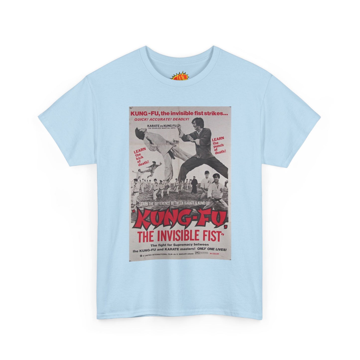 Kung Fu the Invisible Fist Movie Poster T-Shirt *Multiple Colors*