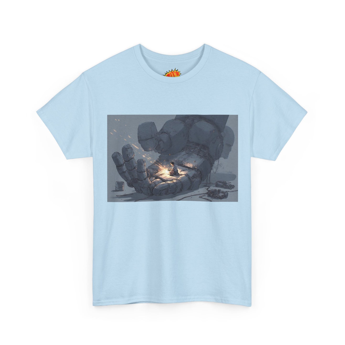 Anime Robot Mech Hand Welder Scene T-Shirt *Multiple Colors*
