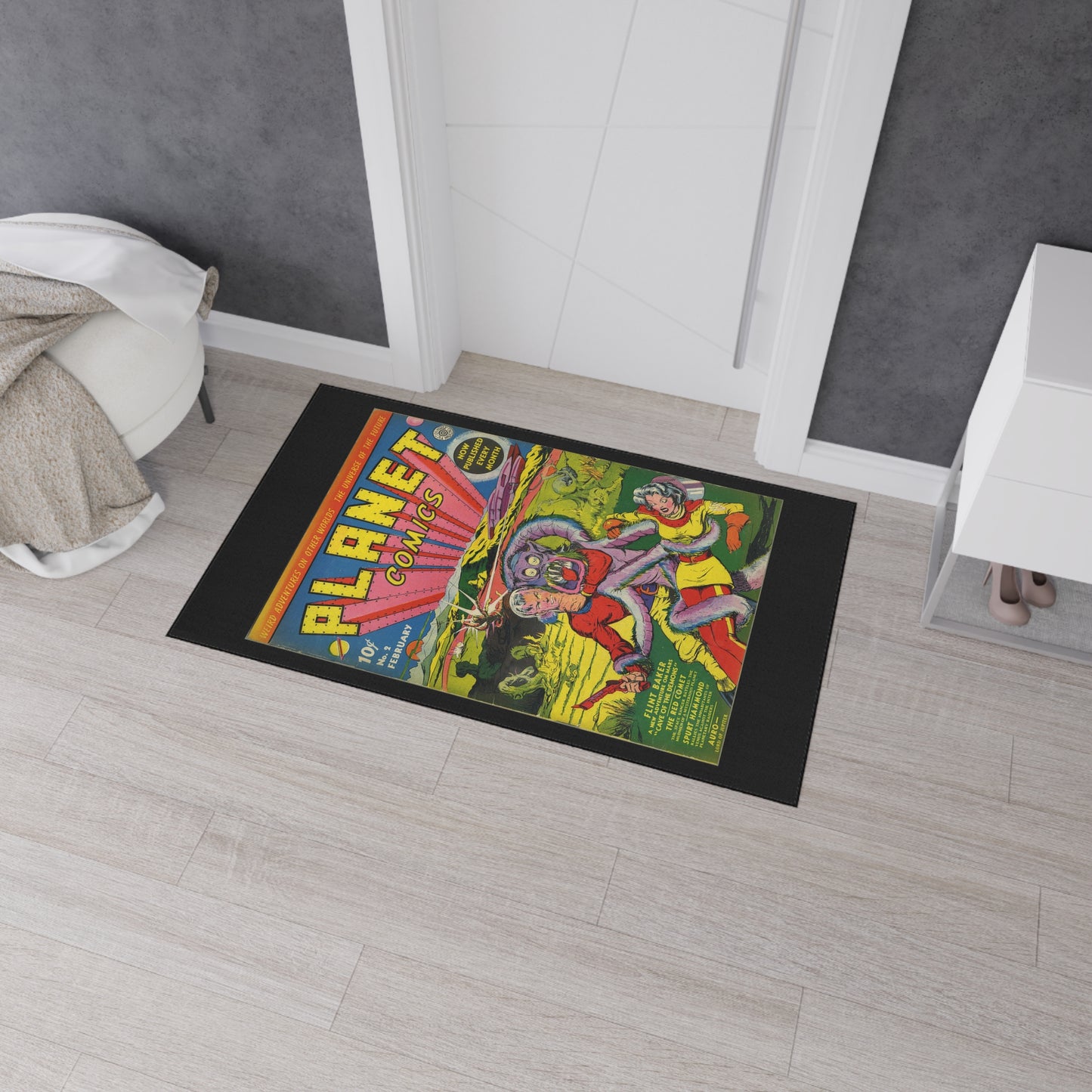 Planet Comics #2 Heavy Duty Floor Mat