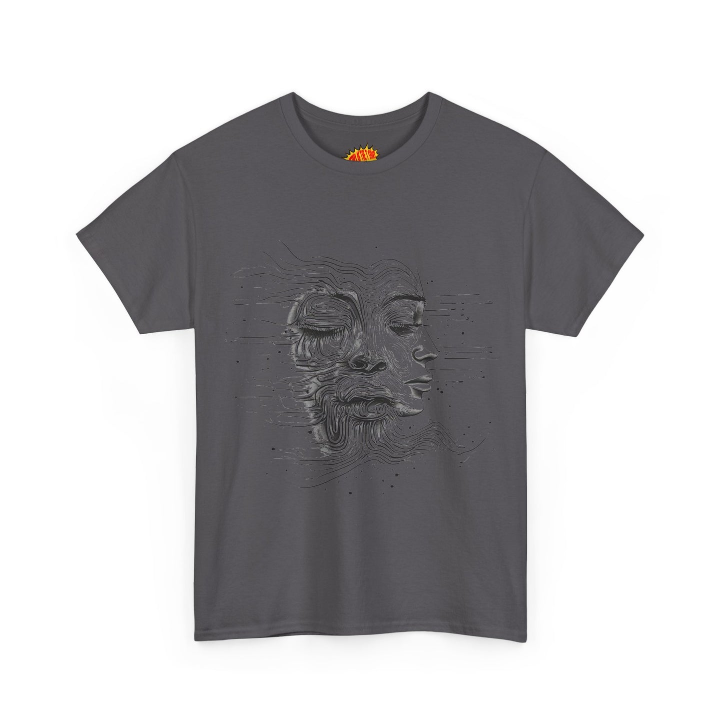 Line Drawing Graphic Art Faces Tee Shirt *Multiple Colors*