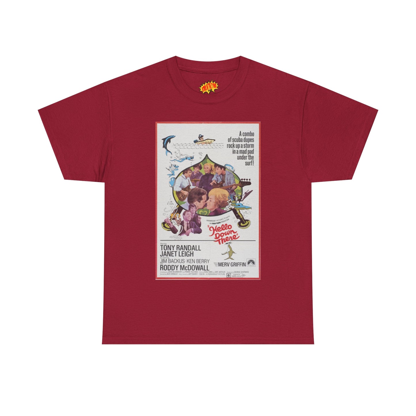 Hello Down There Movie Poster T-Shirt *Multiple Colors*
