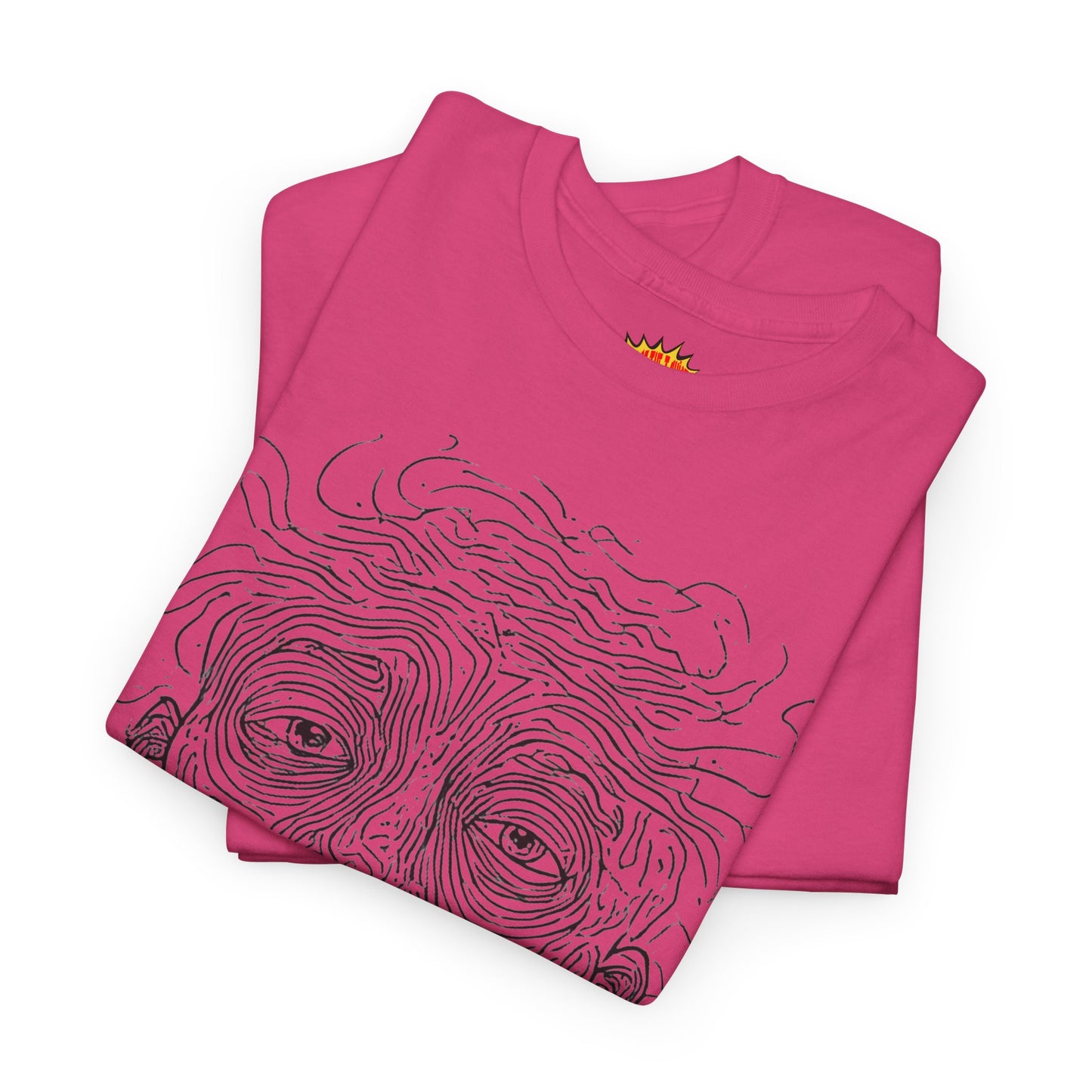 Graphic Line Art Portrait Tee Shirt *Multiple Colors*