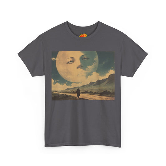 Vintage Style Moon Face T-Shirt *Multiple Colors*