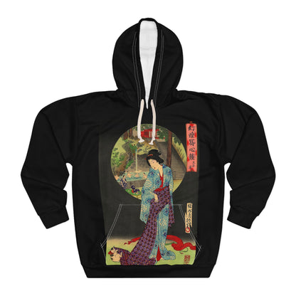 Oji Waterfall, Toyohara Chikanobu - Black Hoodie