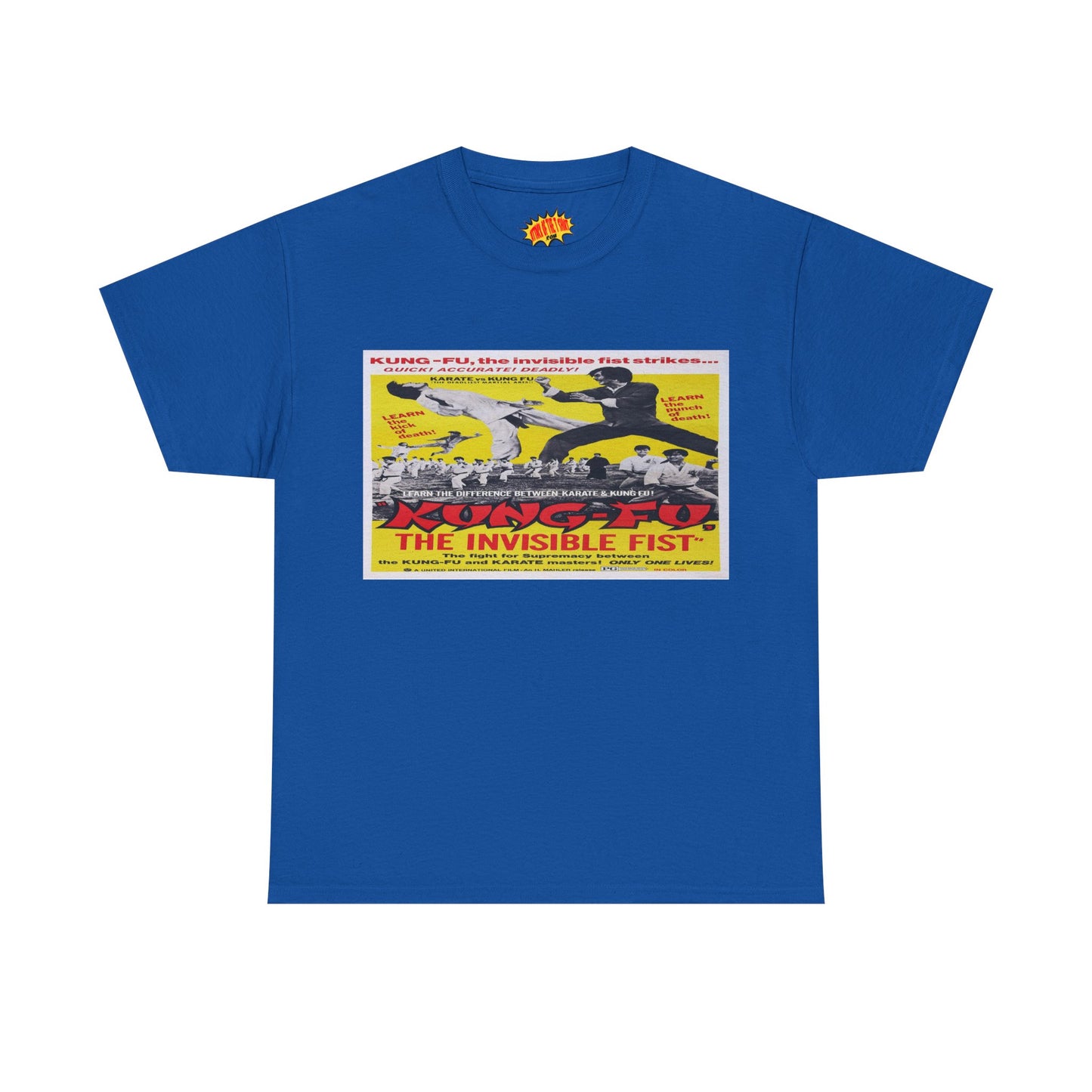 Kung Fu The Invisible Fist Movie Poster T-Shirt *Multiple Colors*