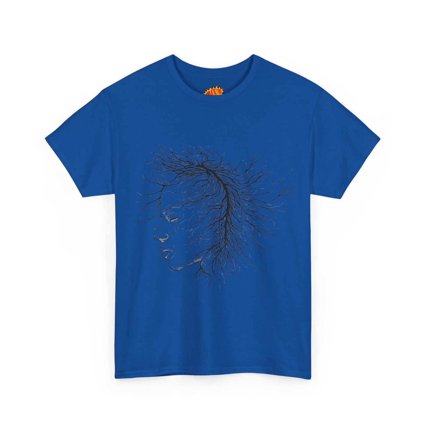 Capillary Face Line Drawing Graphic Art Tee Shirt *Multiple Colors*