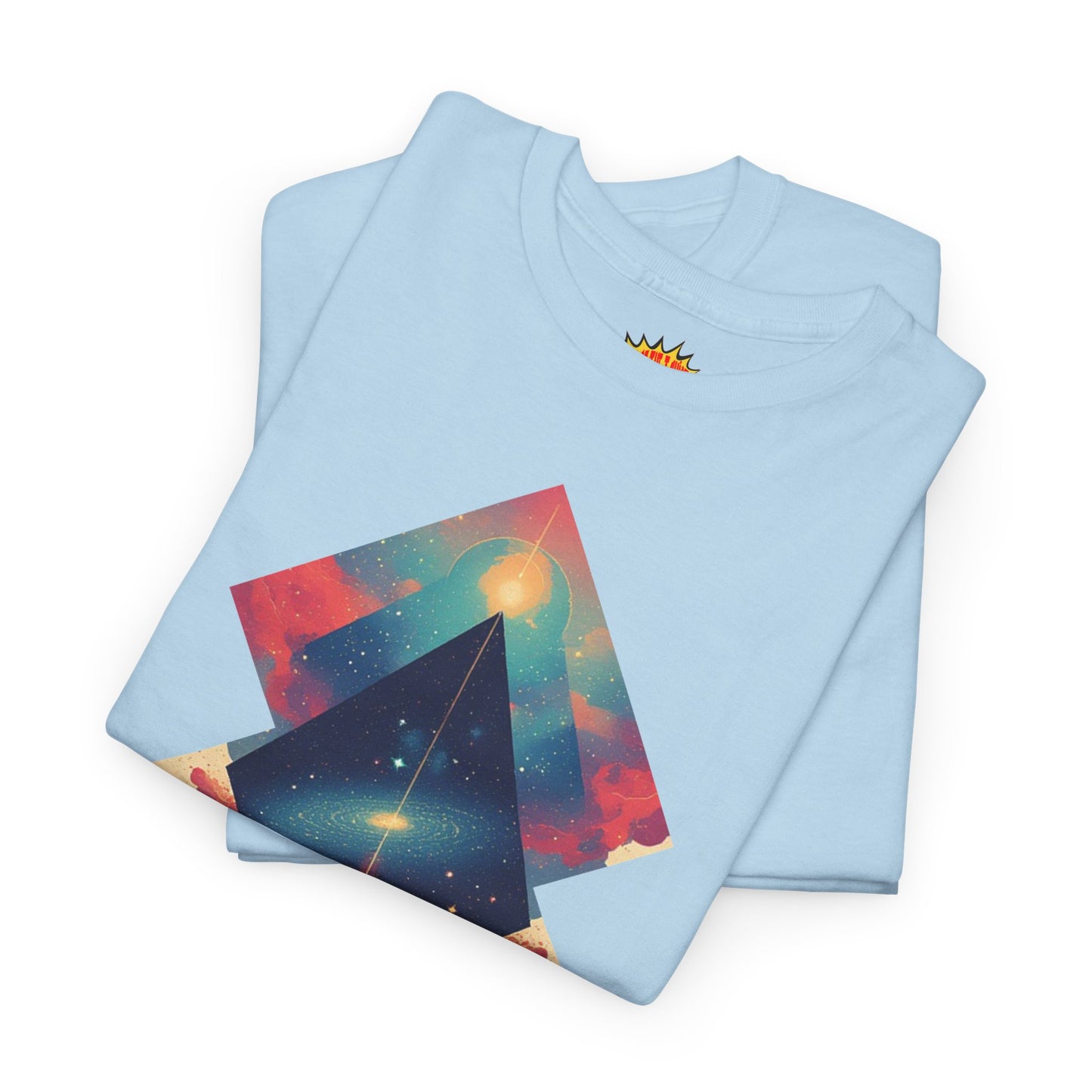 Geometric Shape Galaxy Graphic Space Art Tee Shirt *Multiple Colors*