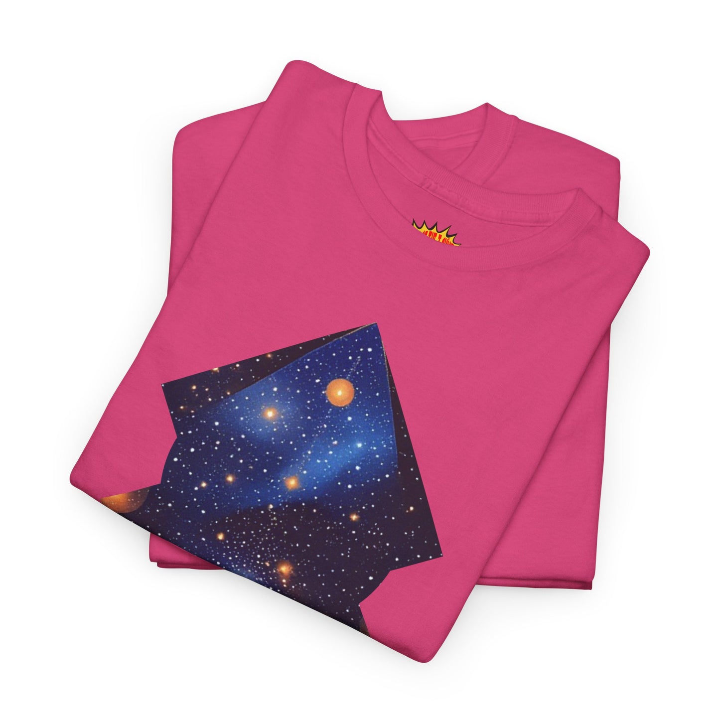Geometric Shaped Galaxy Graphic Space Art Tee Shirt *Multiple Colors*