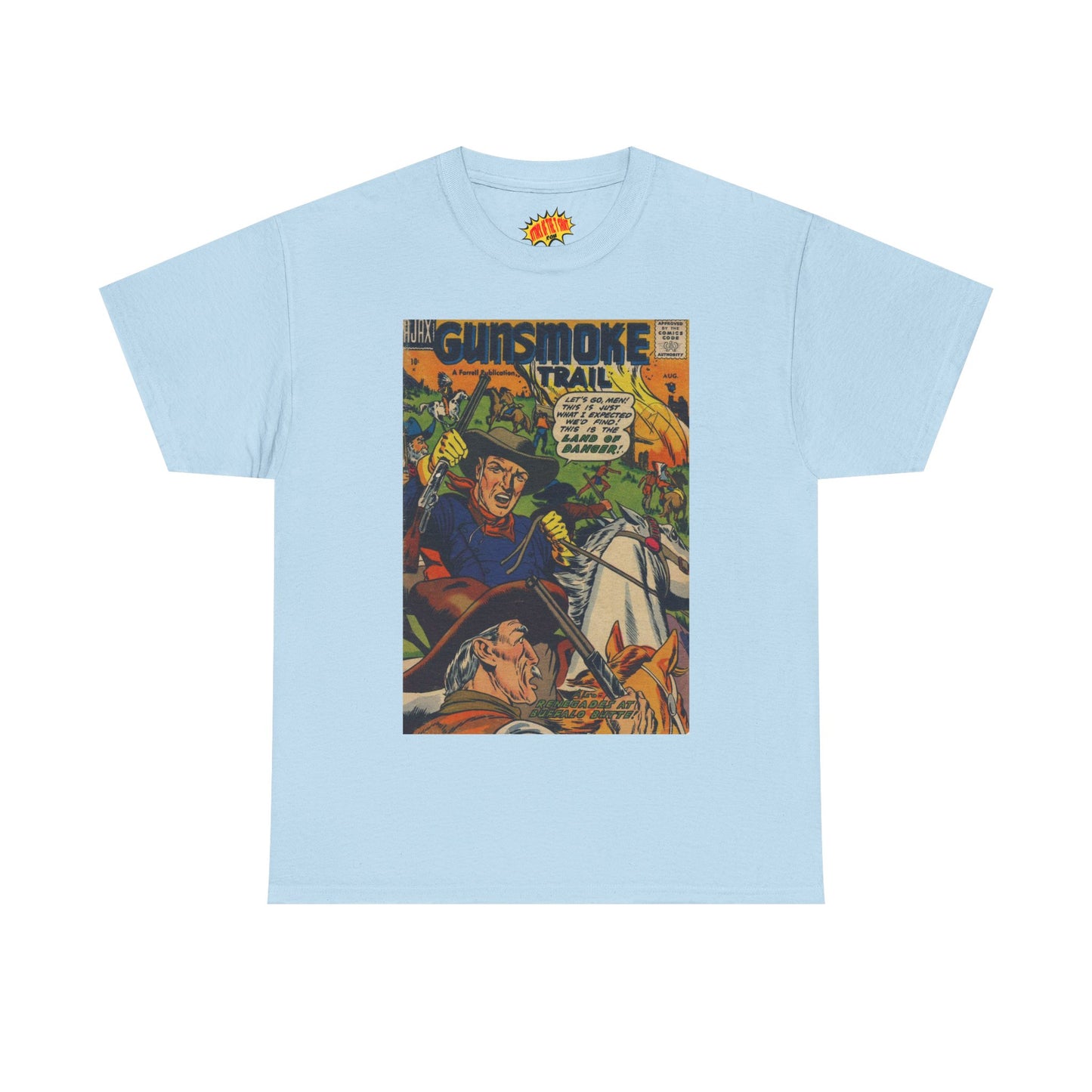 Gunsmoke Trail August Comic Tee Shirt *Multiple Colors*