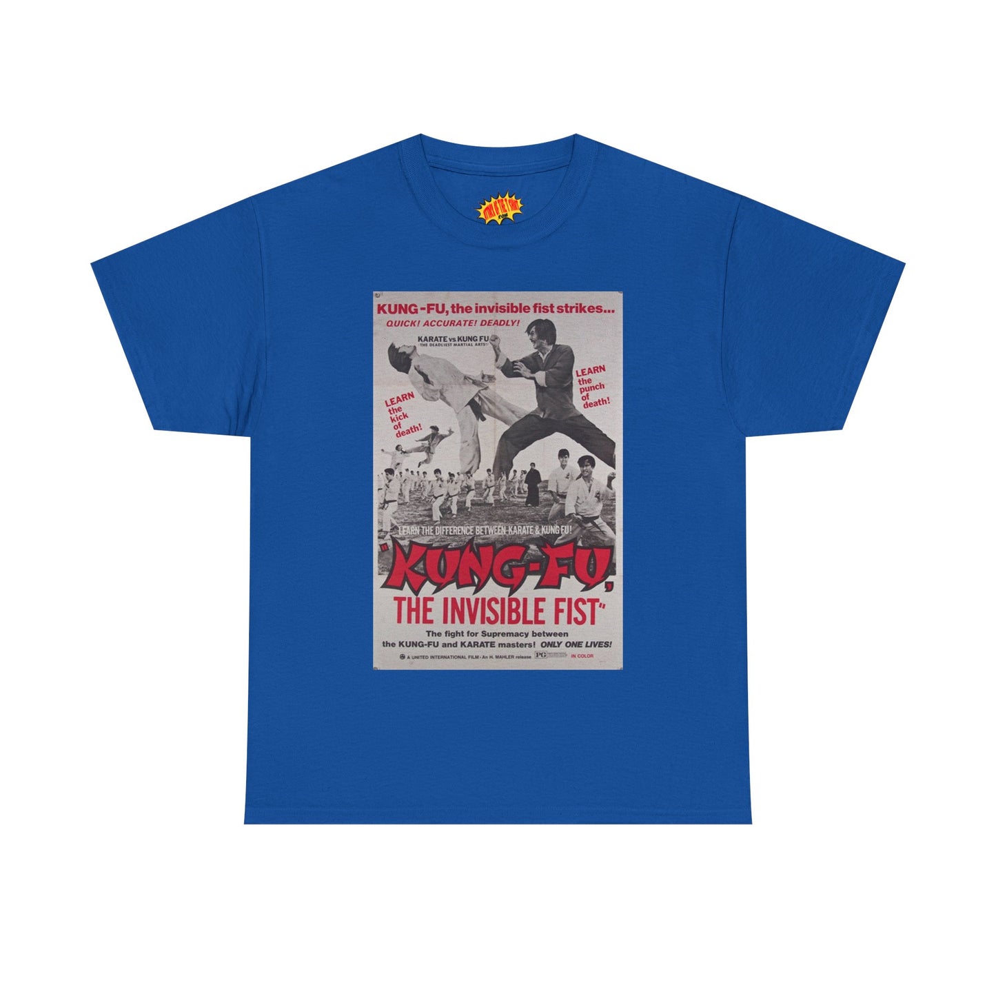 Kung Fu the Invisible Fist Movie Poster T-Shirt *Multiple Colors*