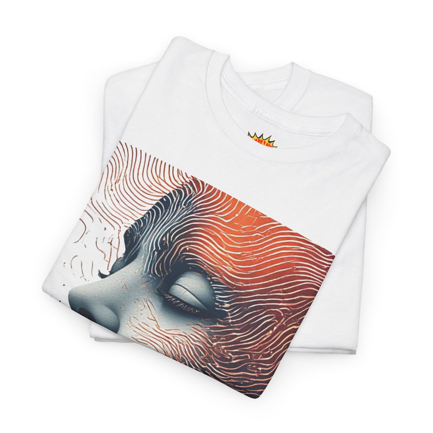 Graphic Art Face Tee Shirt *Multiple Colors*