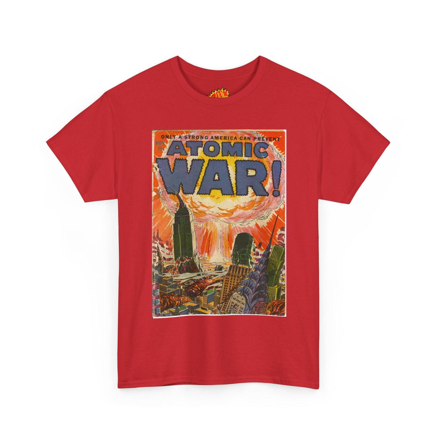 Atomic War Nov. Comic Tee Shirt *Multiple Colors*