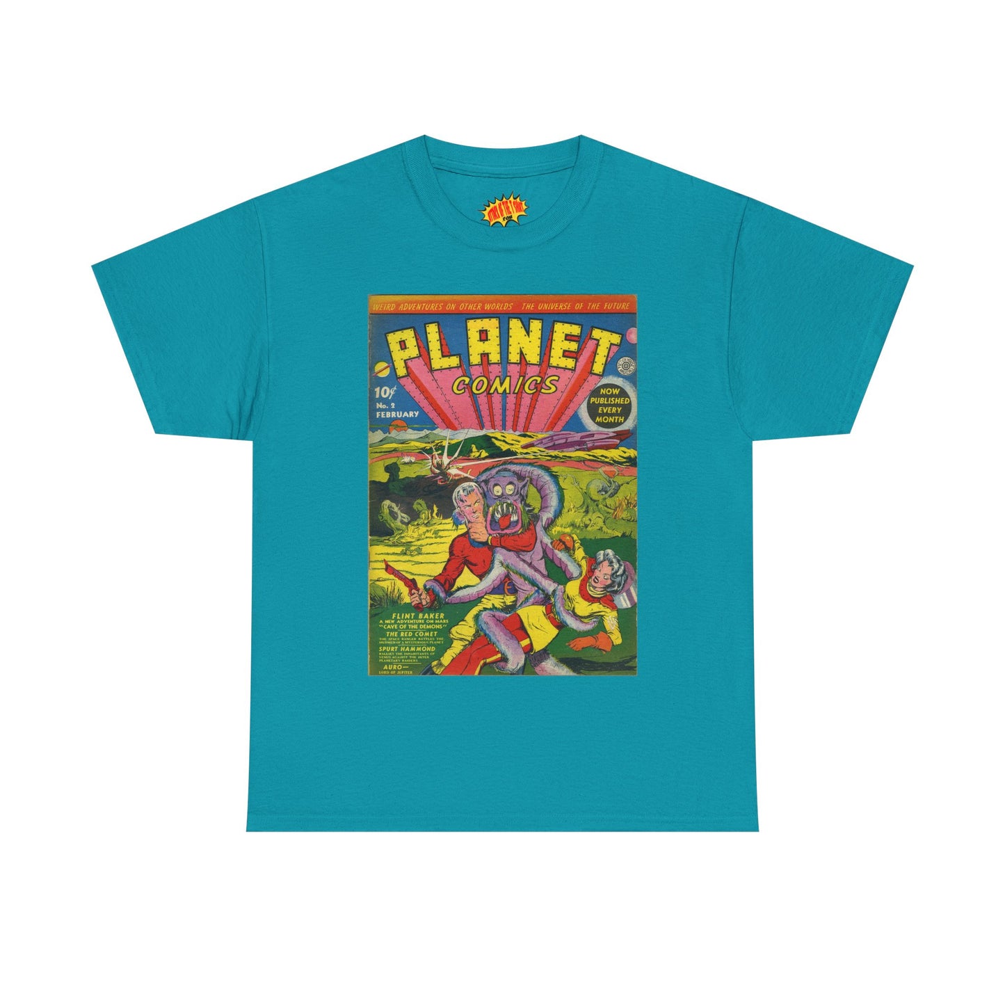Planet Comics #2 - Heavy Cotton Tee *Light Colors*