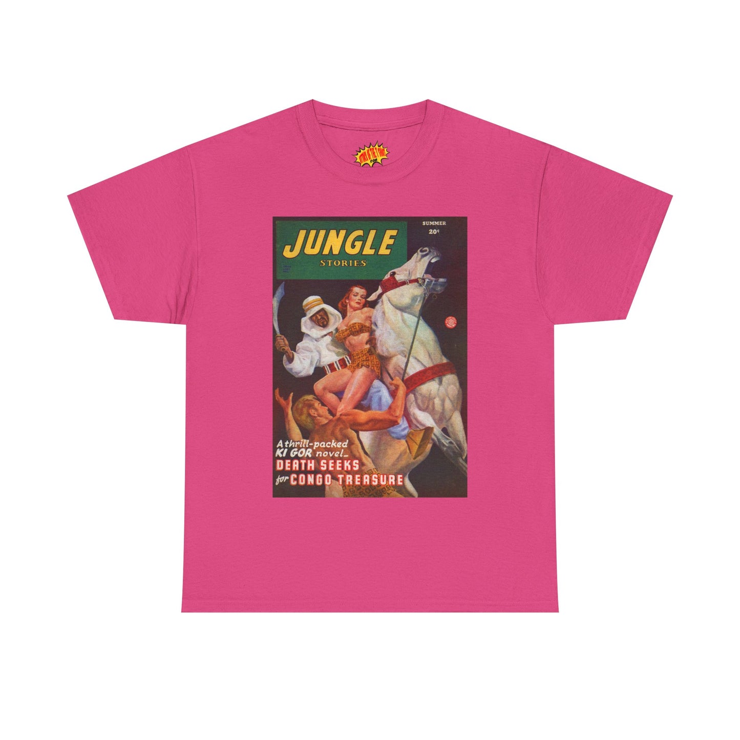 Jungle Stories Summer Comic Tee Shirt *Multiple Colors*