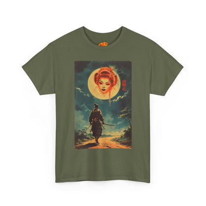 Walking Samurai w/Blood Moon Woman T-Shirt