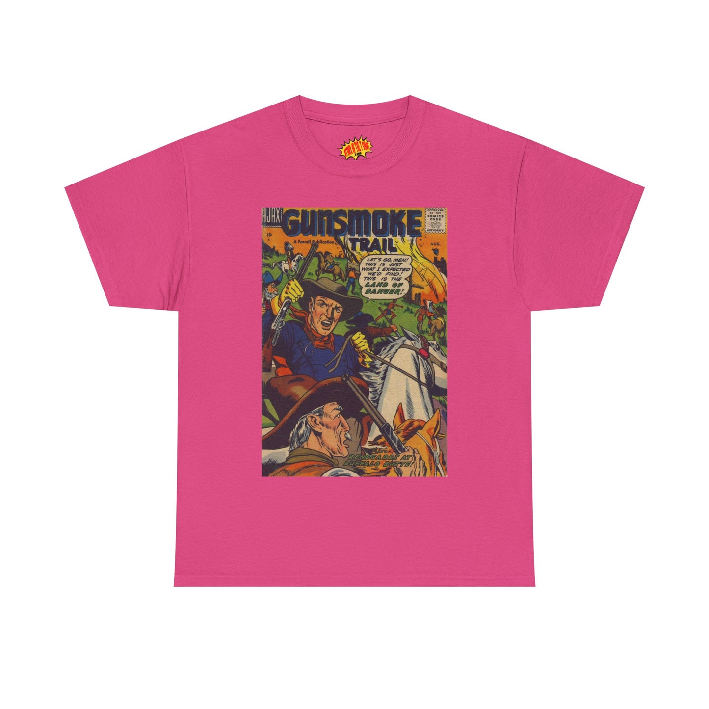 Gunsmoke Trail August Comic Tee Shirt *Multiple Colors*