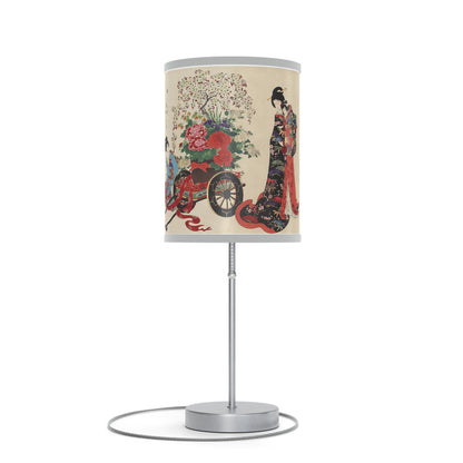 Flower Cart by Chikanobu Japanese Lamp Many Colors Available