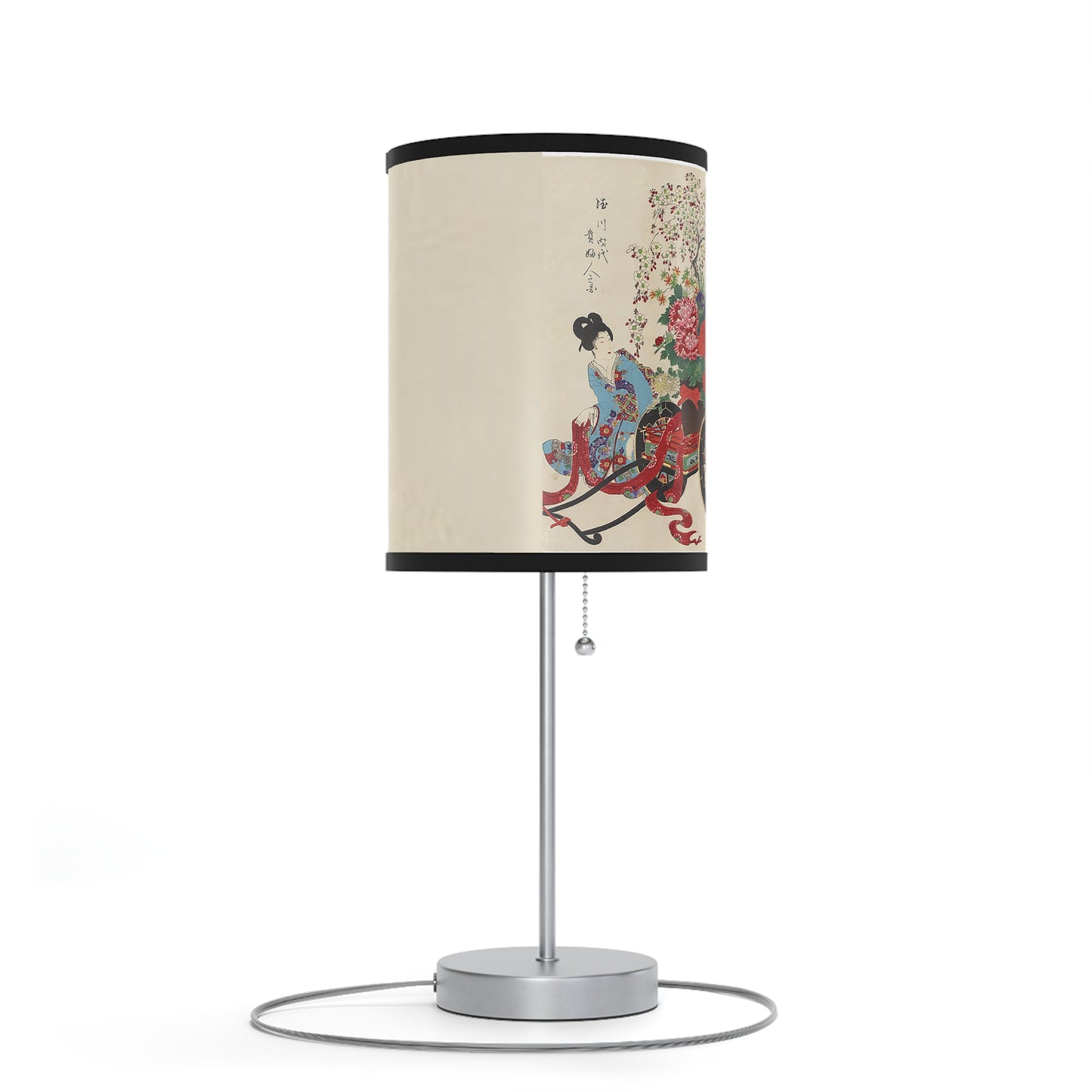 Flower Cart by Chikanobu Japanese Lamp Many Colors Available
