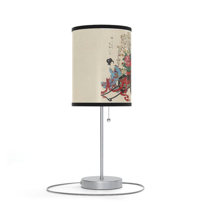 Flower Cart by Chikanobu Japanese Lamp Many Colors Available