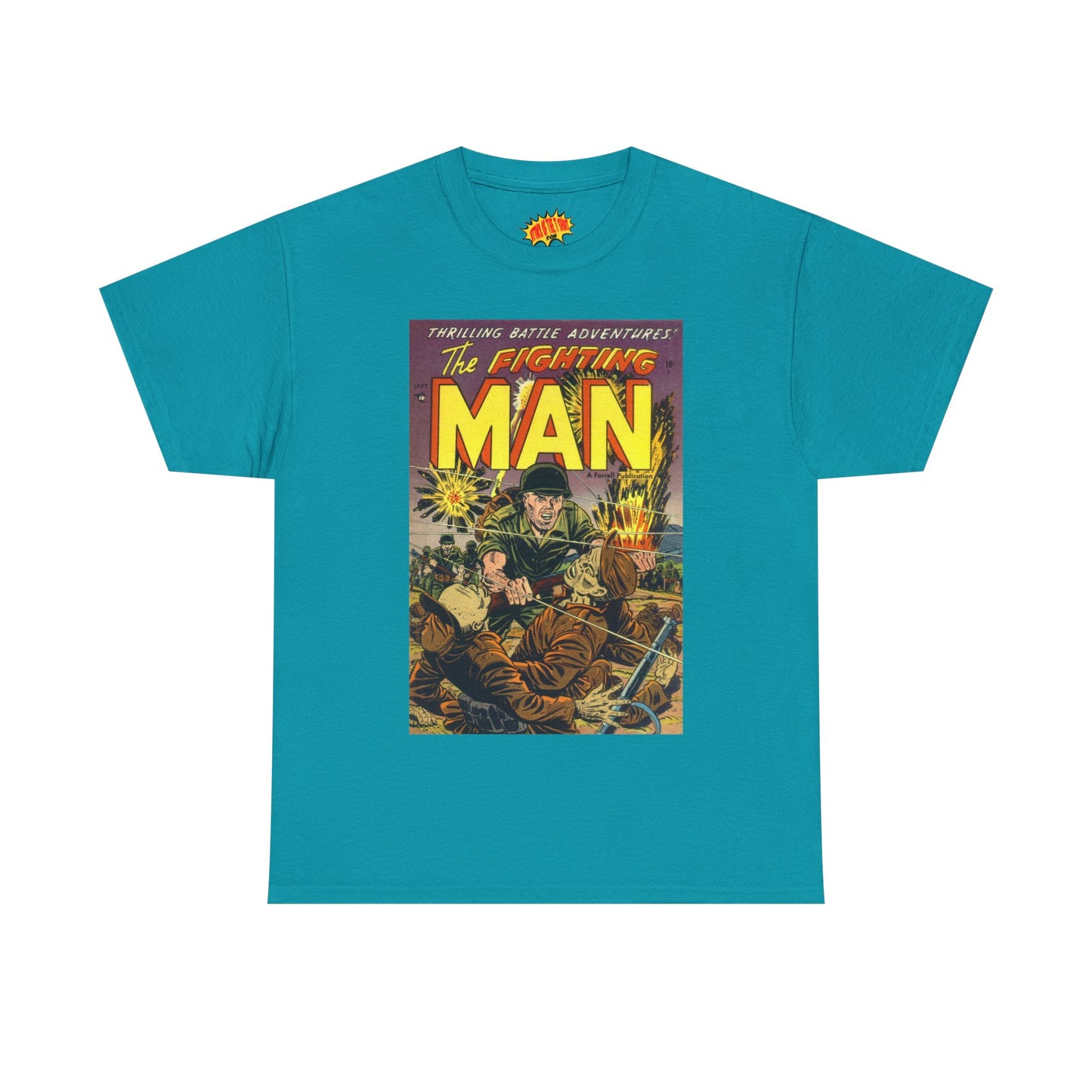 The Fighting Man September Comic Tee Shirt *Multiple Colors*
