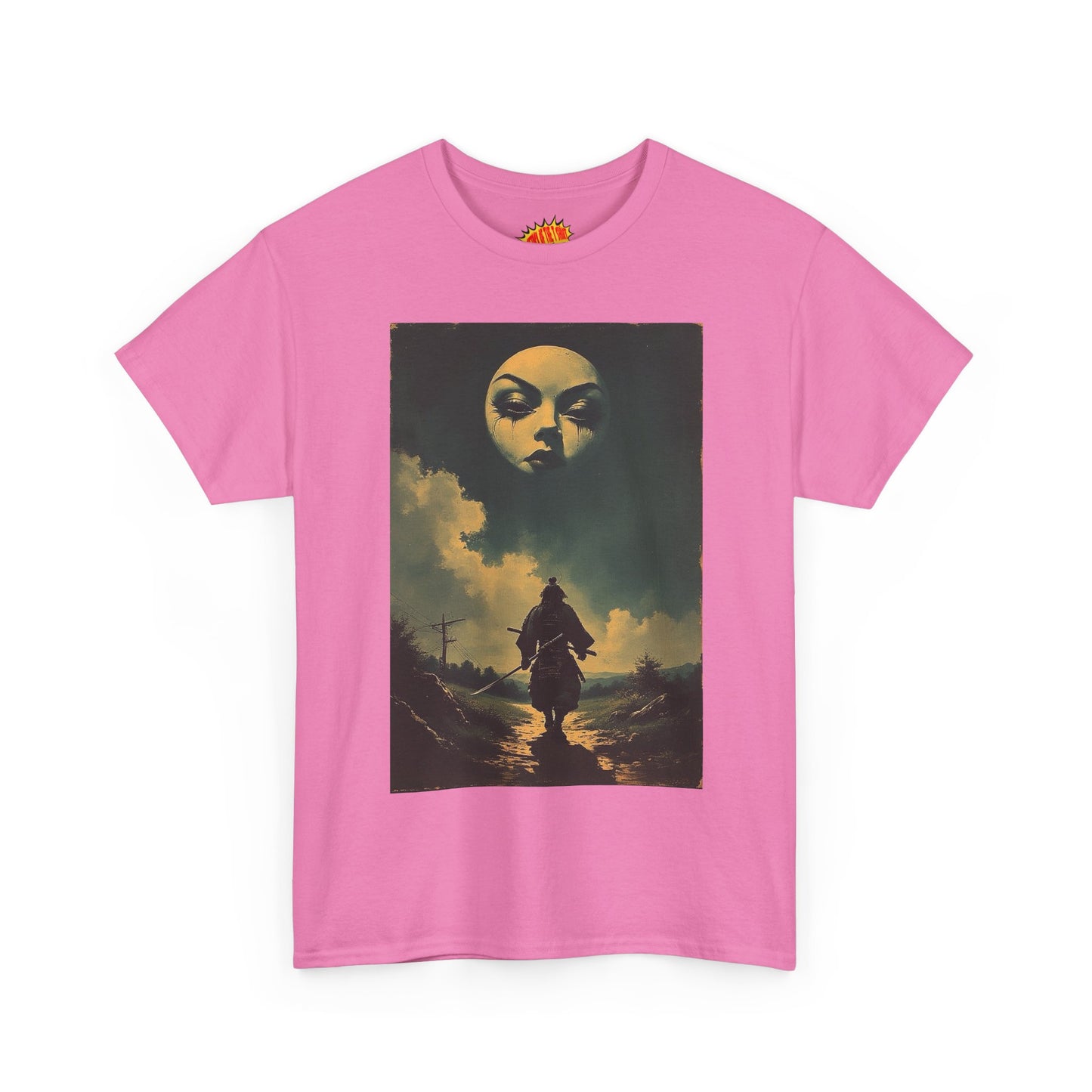 Walking Samurai w/Full Moon Face T-Shirt *Multiple Colors*