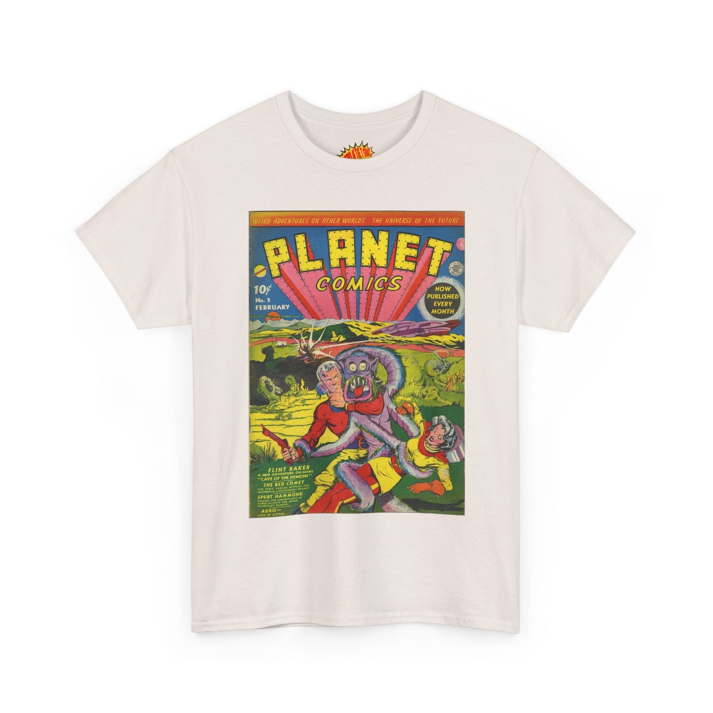 Planet Comics #2 - Heavy Cotton Tee *Light Colors*