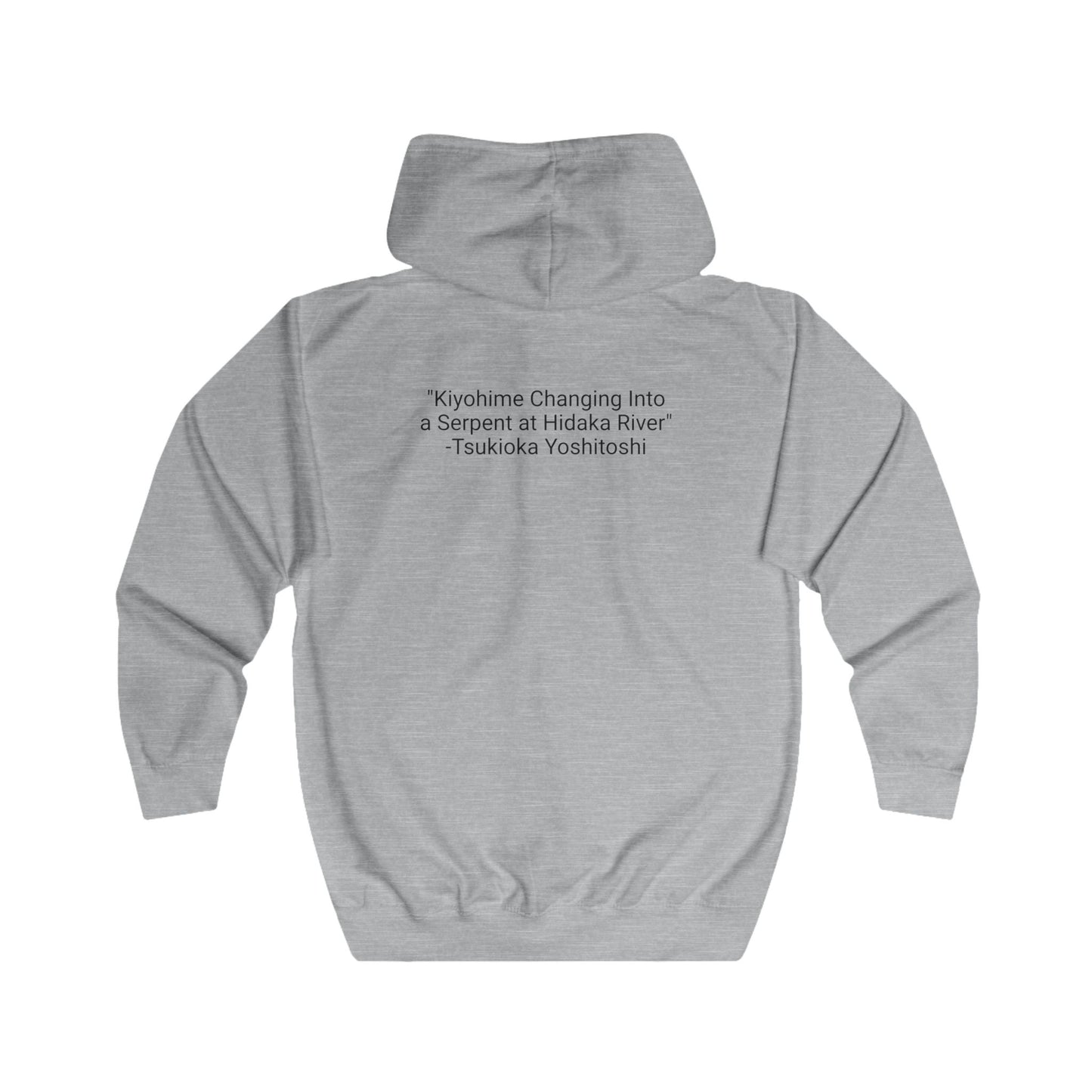 Kiyohime - 36 Ghosts Deluxe Full Zip Hoodie, Many Colors and Sizes