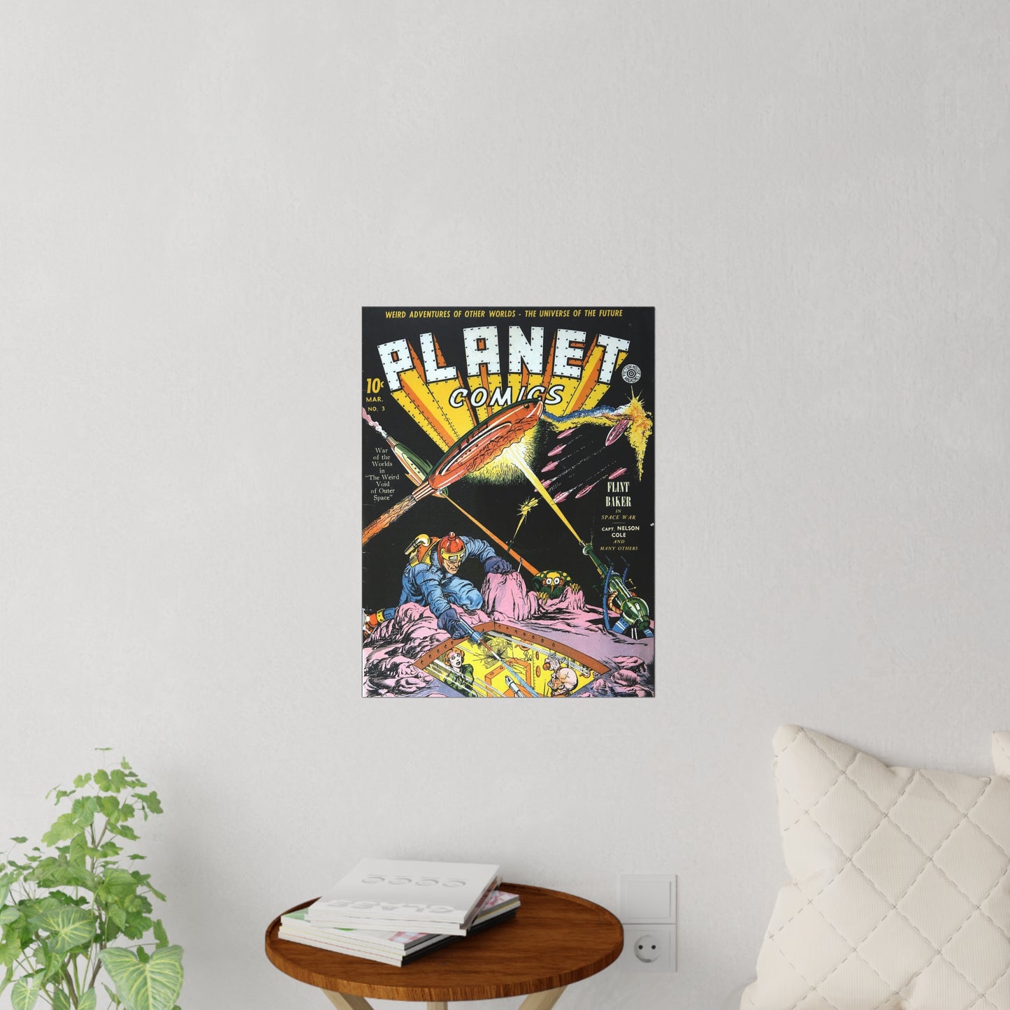 Planet Comics #3 Wall Decals