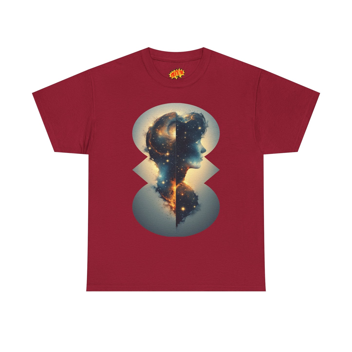 Cosmic Silhouette Galaxy Graphic Art Tee Shirt *Multiple Colors*
