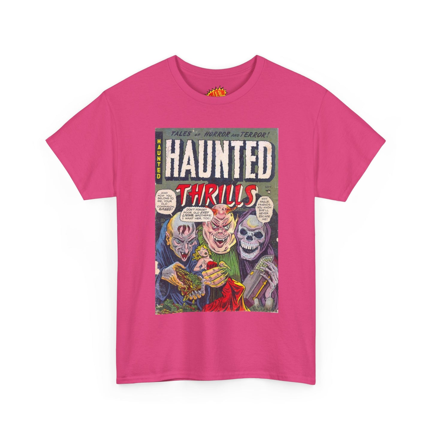 Haunted Thrills September Comic Tee Shirt *Multiple Colors*