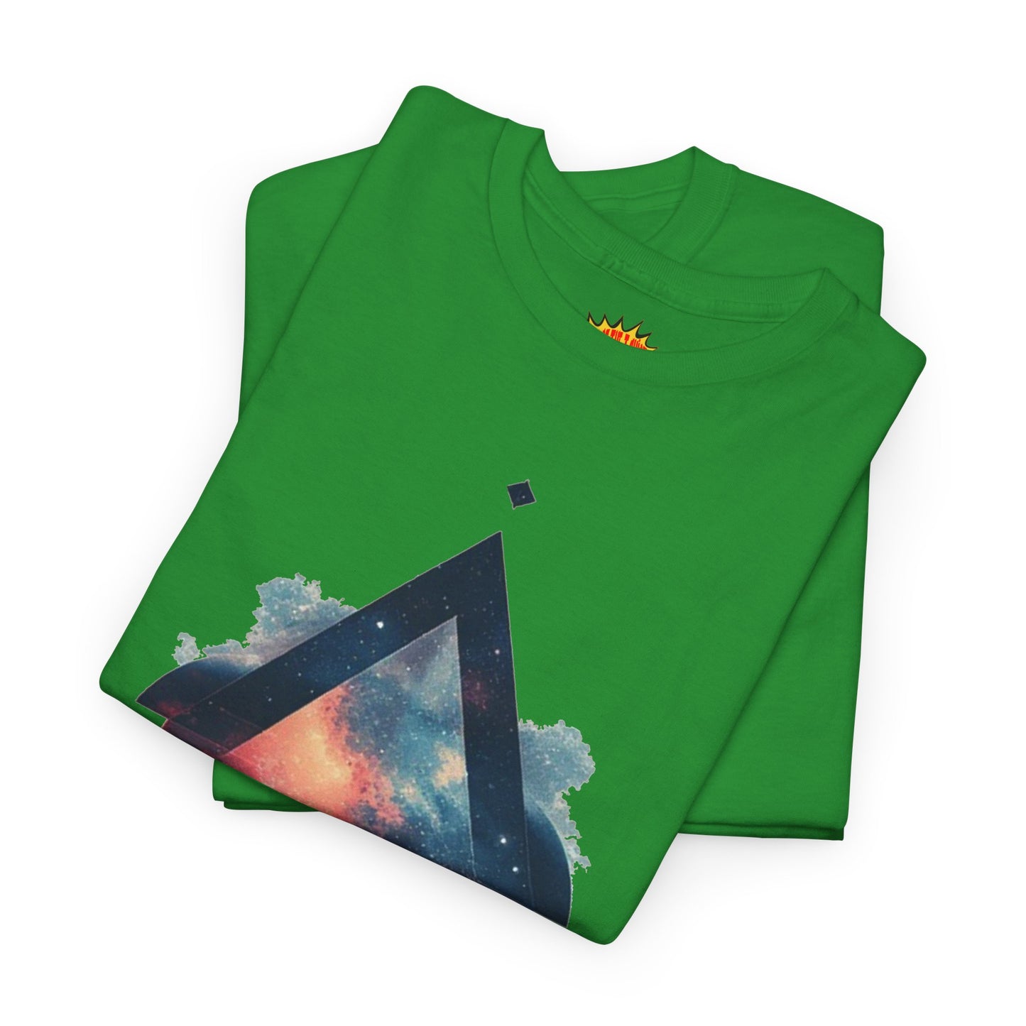 Split Diamond Shape Nebula Graphic Space Art Tee Shirt *Multiple Colors*