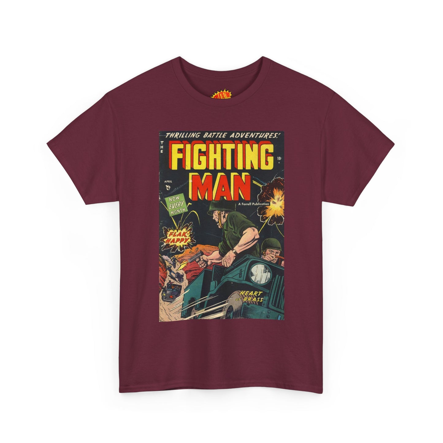 The Fighting Man April Comic Tee Shirt *Multiple Colors*