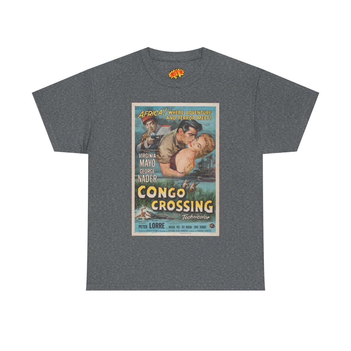 Congo Crossing Movie Poster T-Shirt *Multiple Colors*