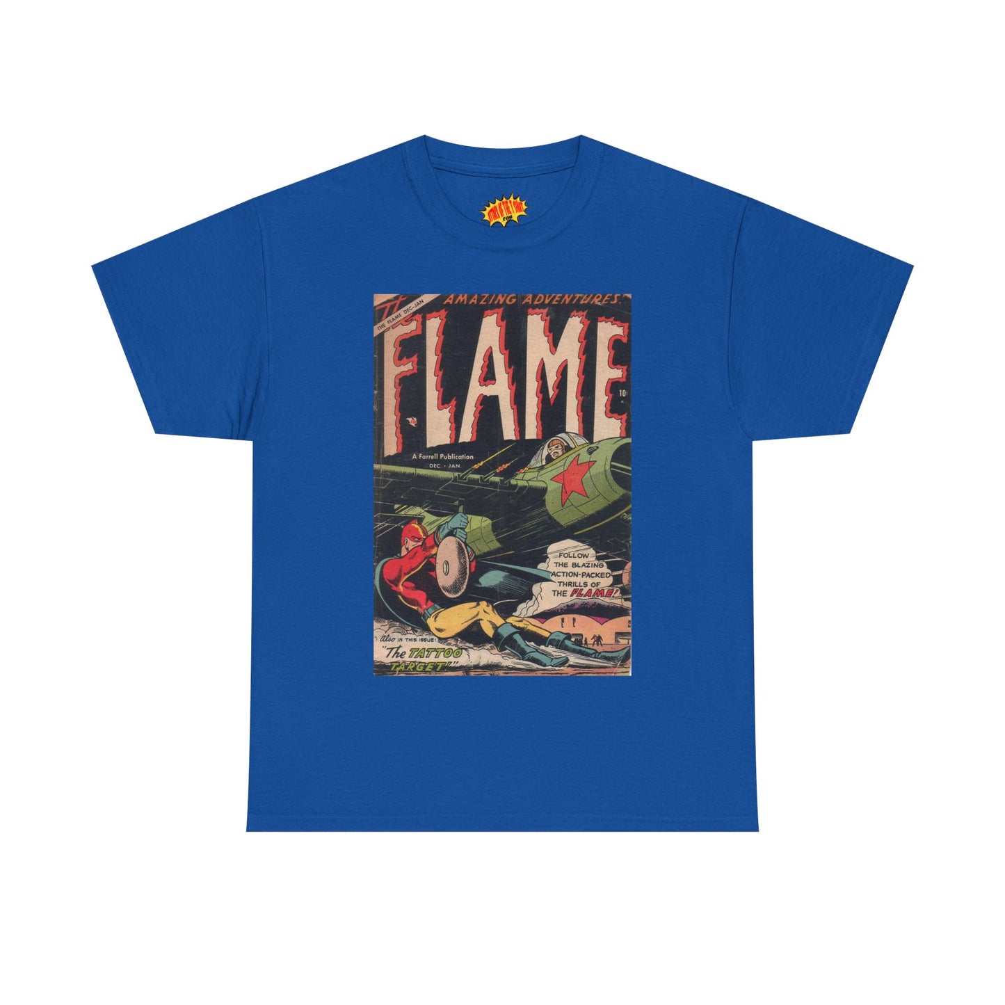 The Flame December - January Comic Tee Shirt *Multiple Colors*