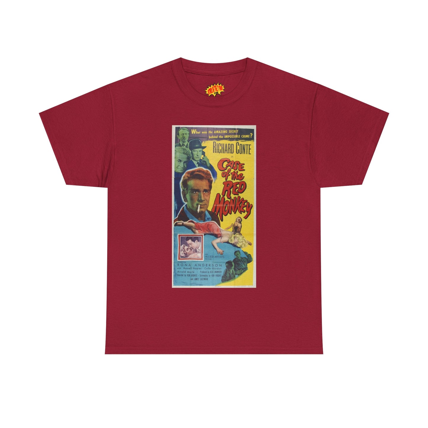 Case of the Red Monkey Movie Poster T-Shirt *Multiple Colors*