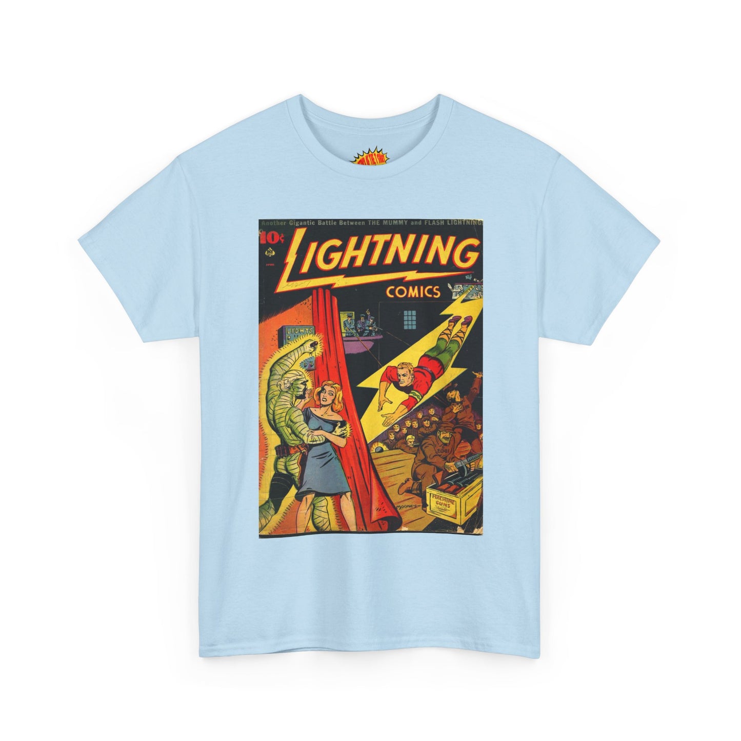 Lightning Comics April Comic Tee Shirt *Multiple Colors*