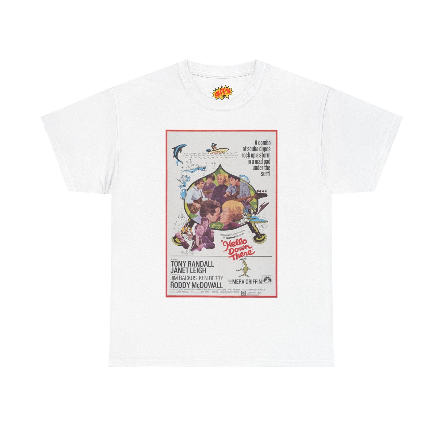 Hello Down There Movie Poster T-Shirt *Multiple Colors*