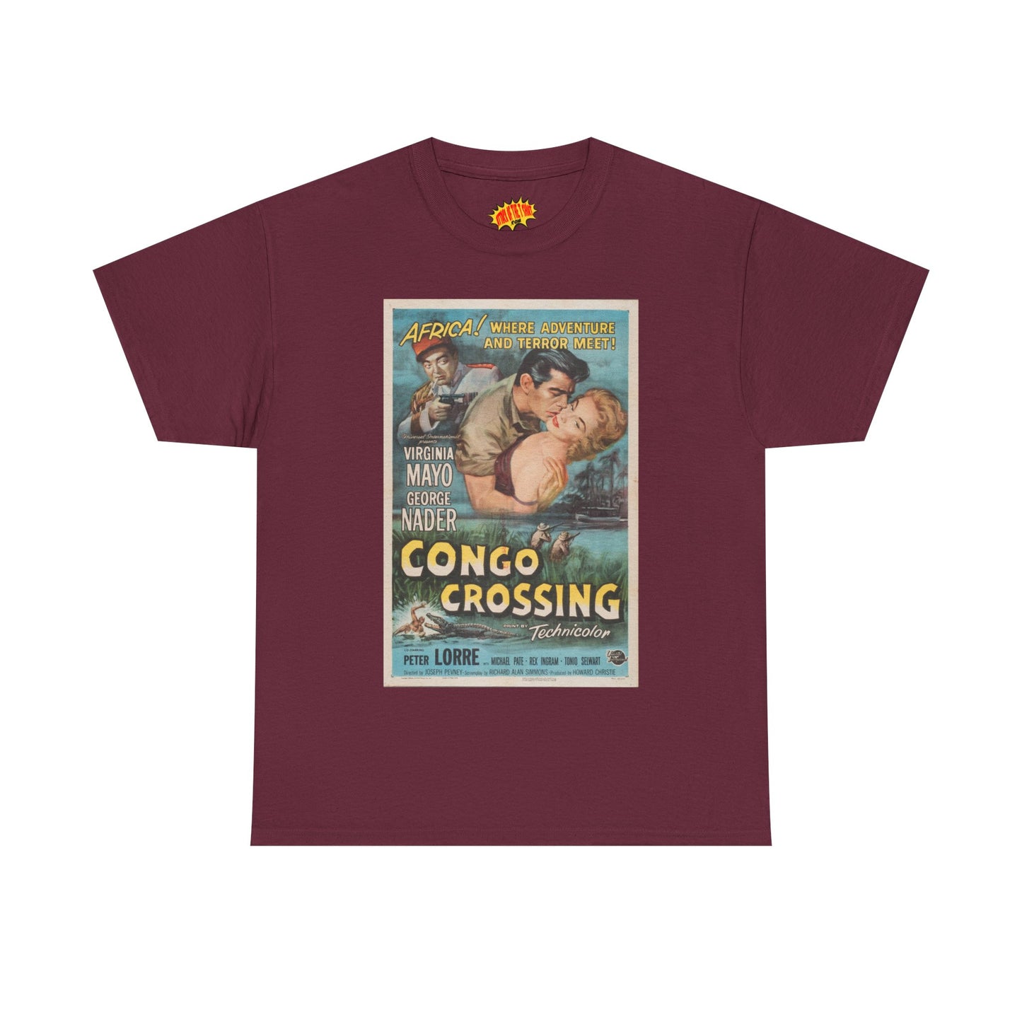 Congo Crossing Movie Poster T-Shirt *Multiple Colors*