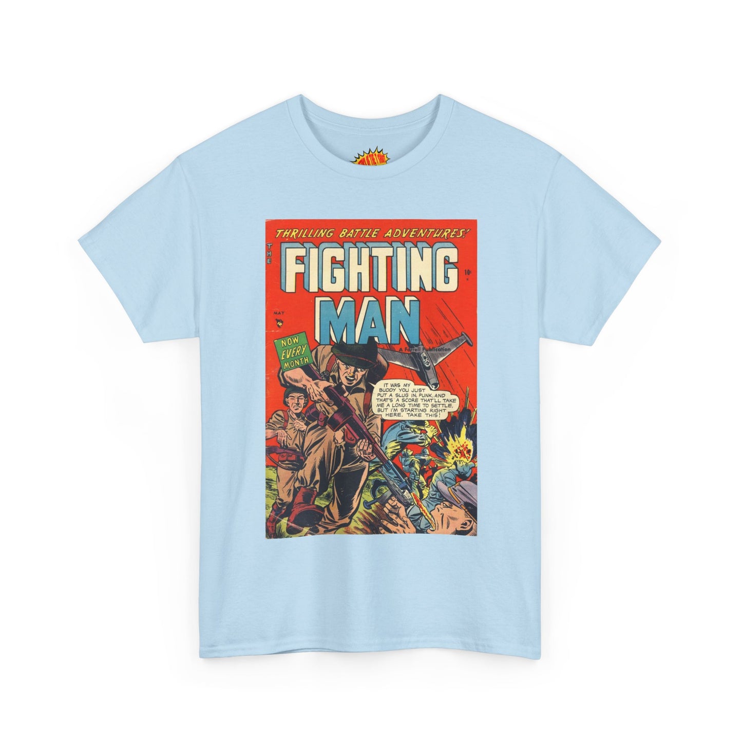 The Fighting Man May Comic Tee Shirt *Multiple Colors*