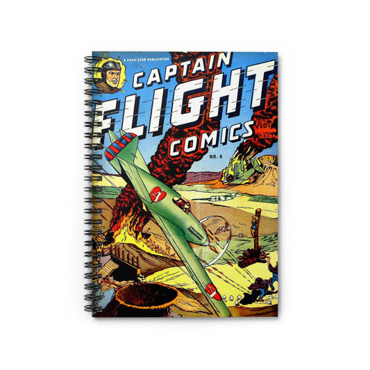 Captain Flight No. 6 Comic Book Cover Notebook