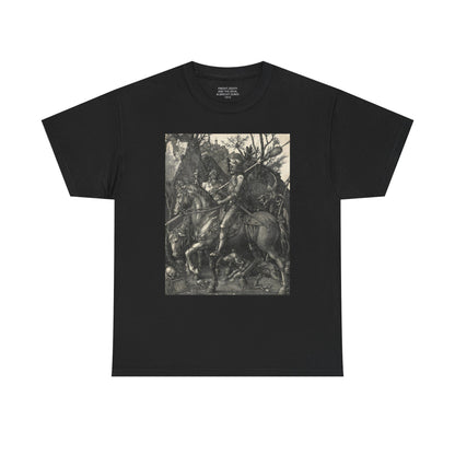 Knight. Death and the Devil - Albrecht Durer. Heavy Cotton Tee Many Colors/Sizes