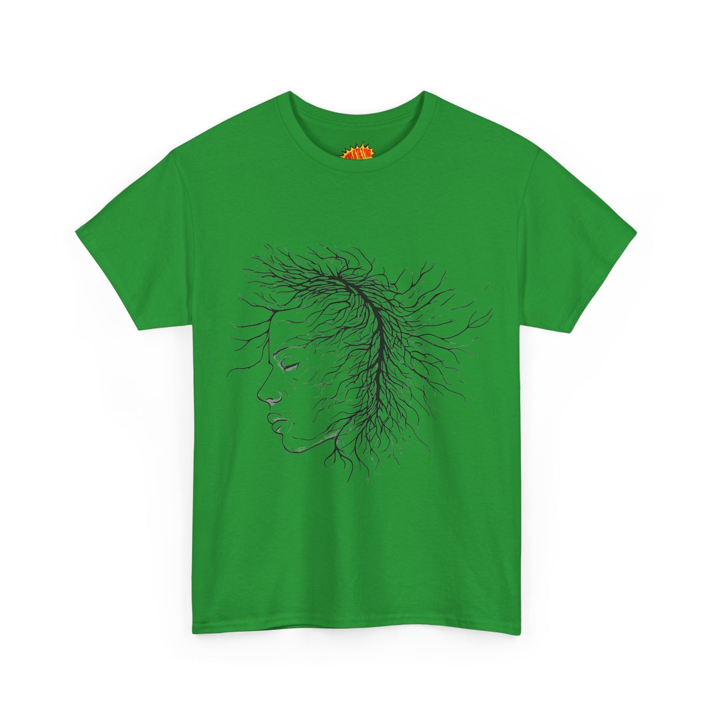 Capillary Face Line Drawing Graphic Art Tee Shirt *Multiple Colors*