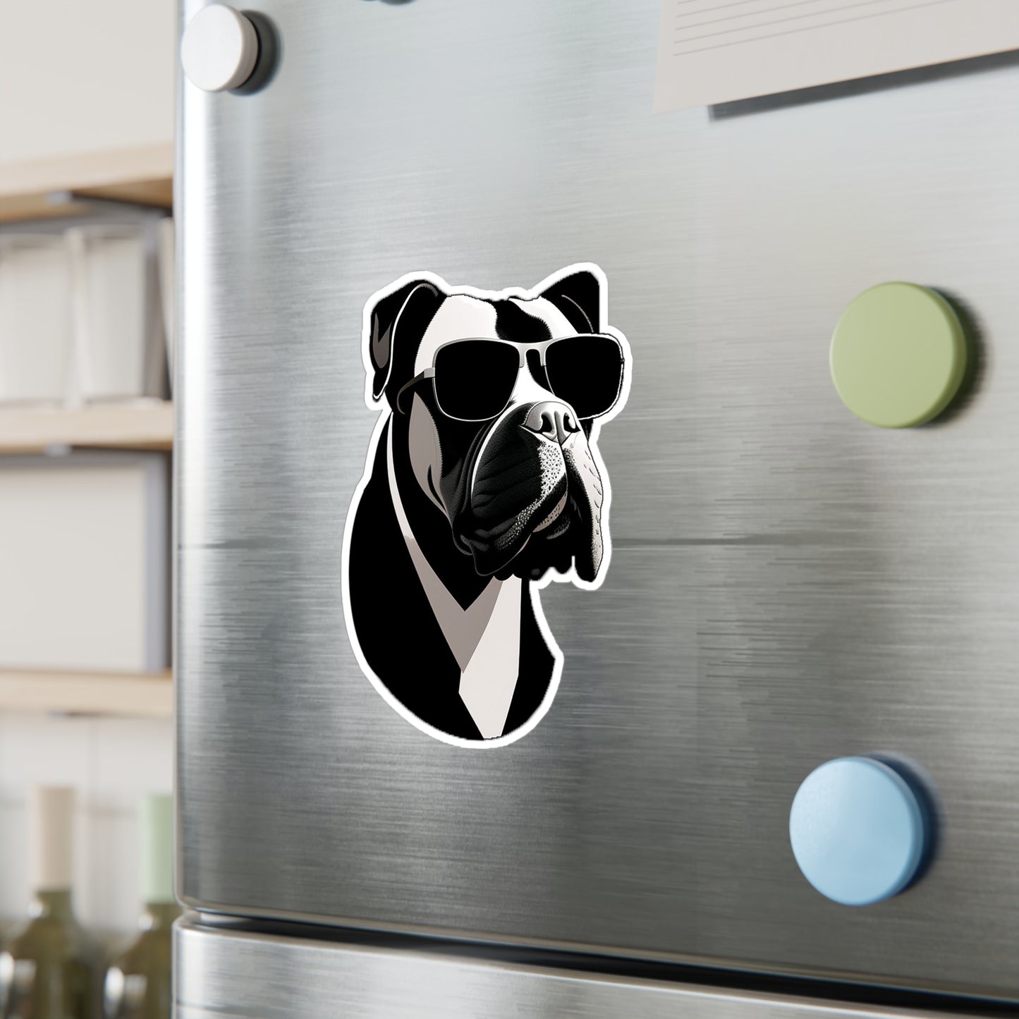 Dog with Sunglasses Durable Vinyl Decal Sticker