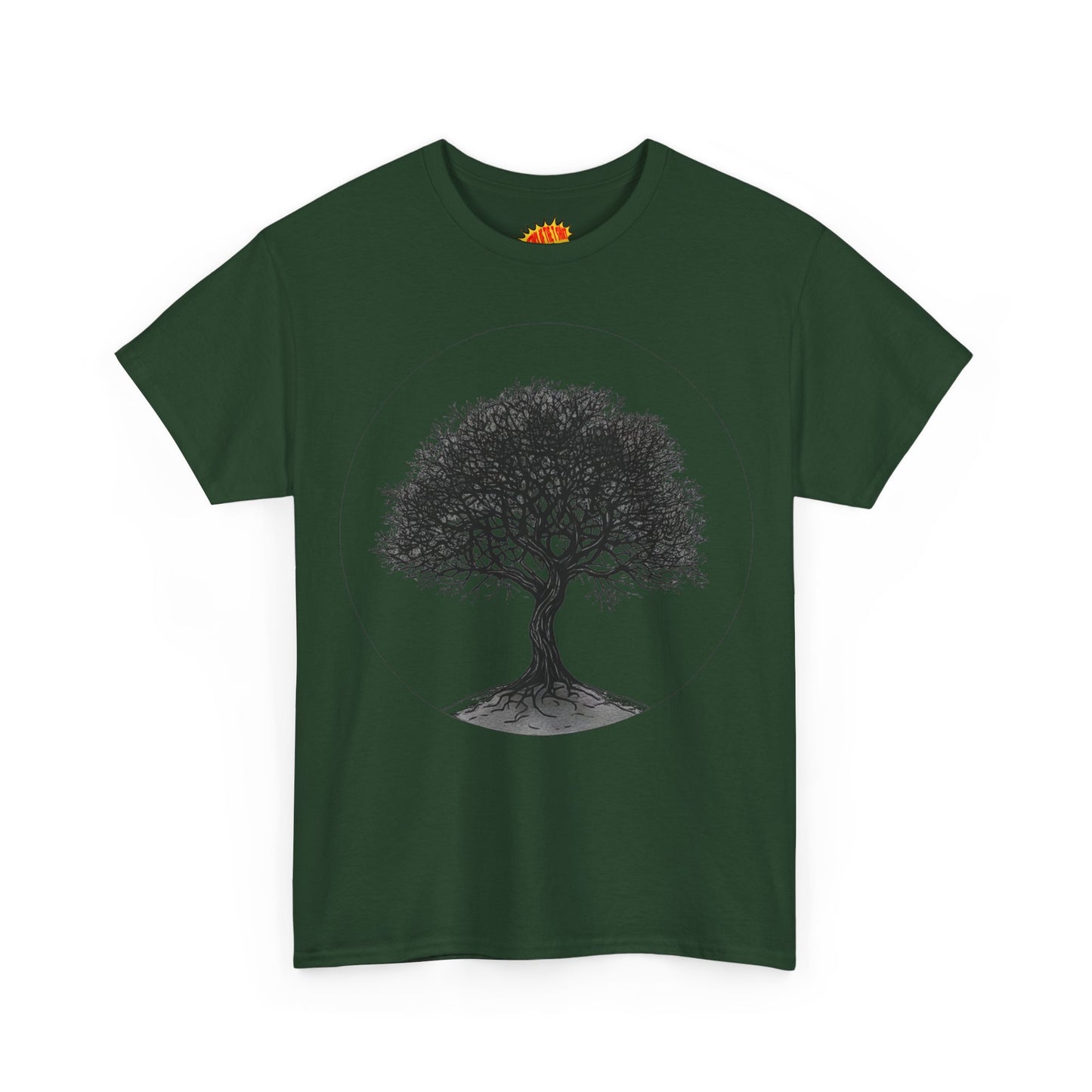 Circle Tree Sketch Drawing Graphic Art Tee Shirt *Multiple Colors*