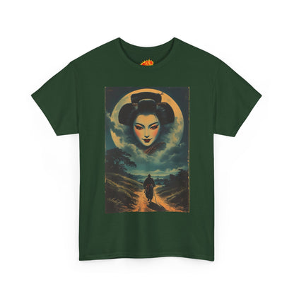 Walking Samurai w/Geisha Moon T-Shirt