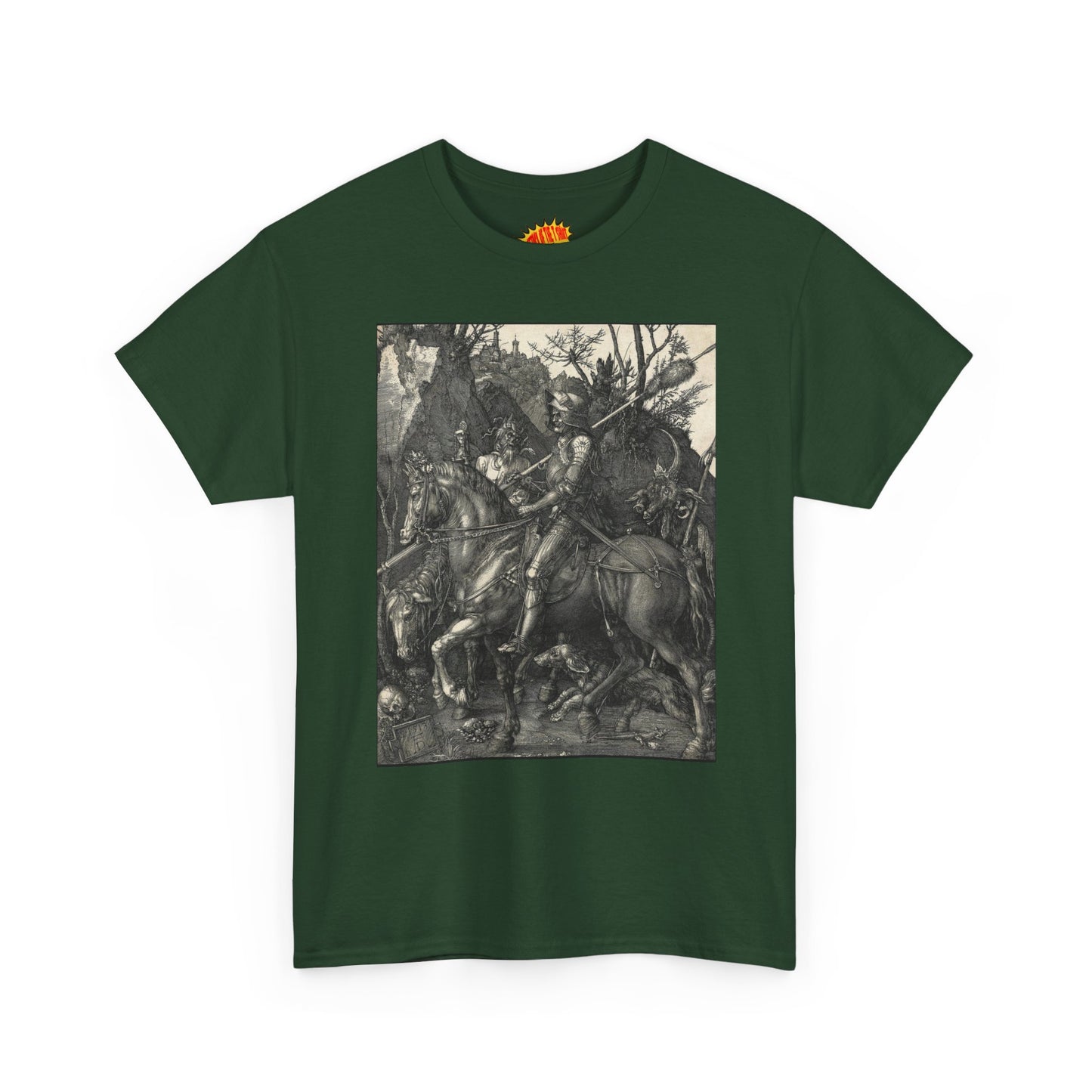 Knight. Death and the Devil - Albrecht Durer. Heavy Cotton Tee Many Colors/Sizes